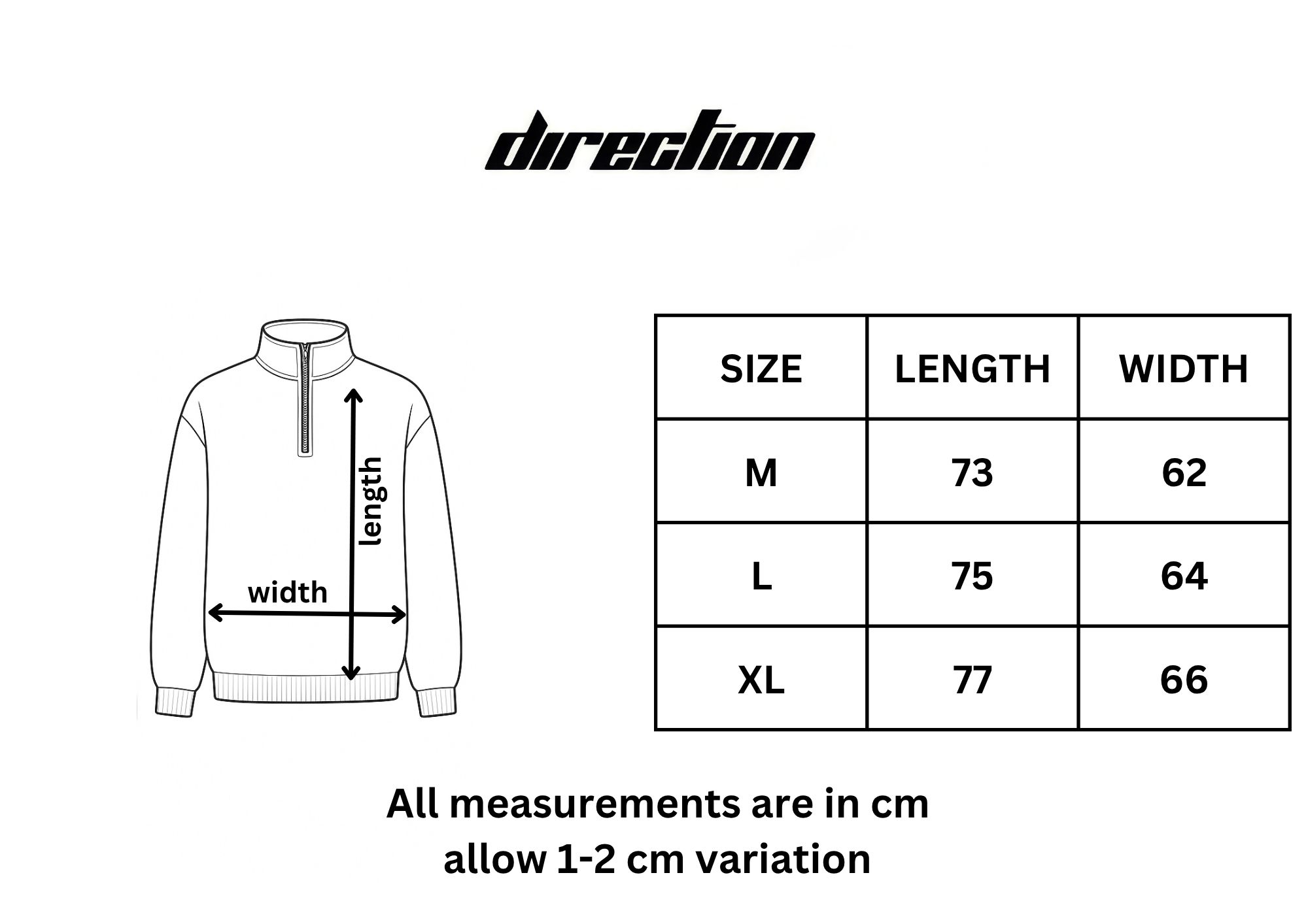 Unisex Black Quarter-Zip